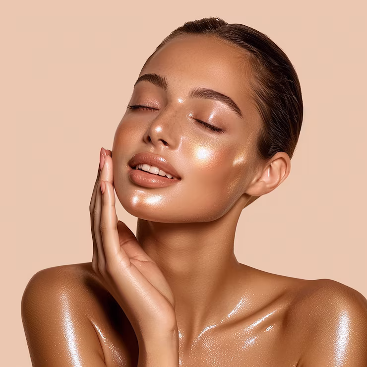 glowing skin body